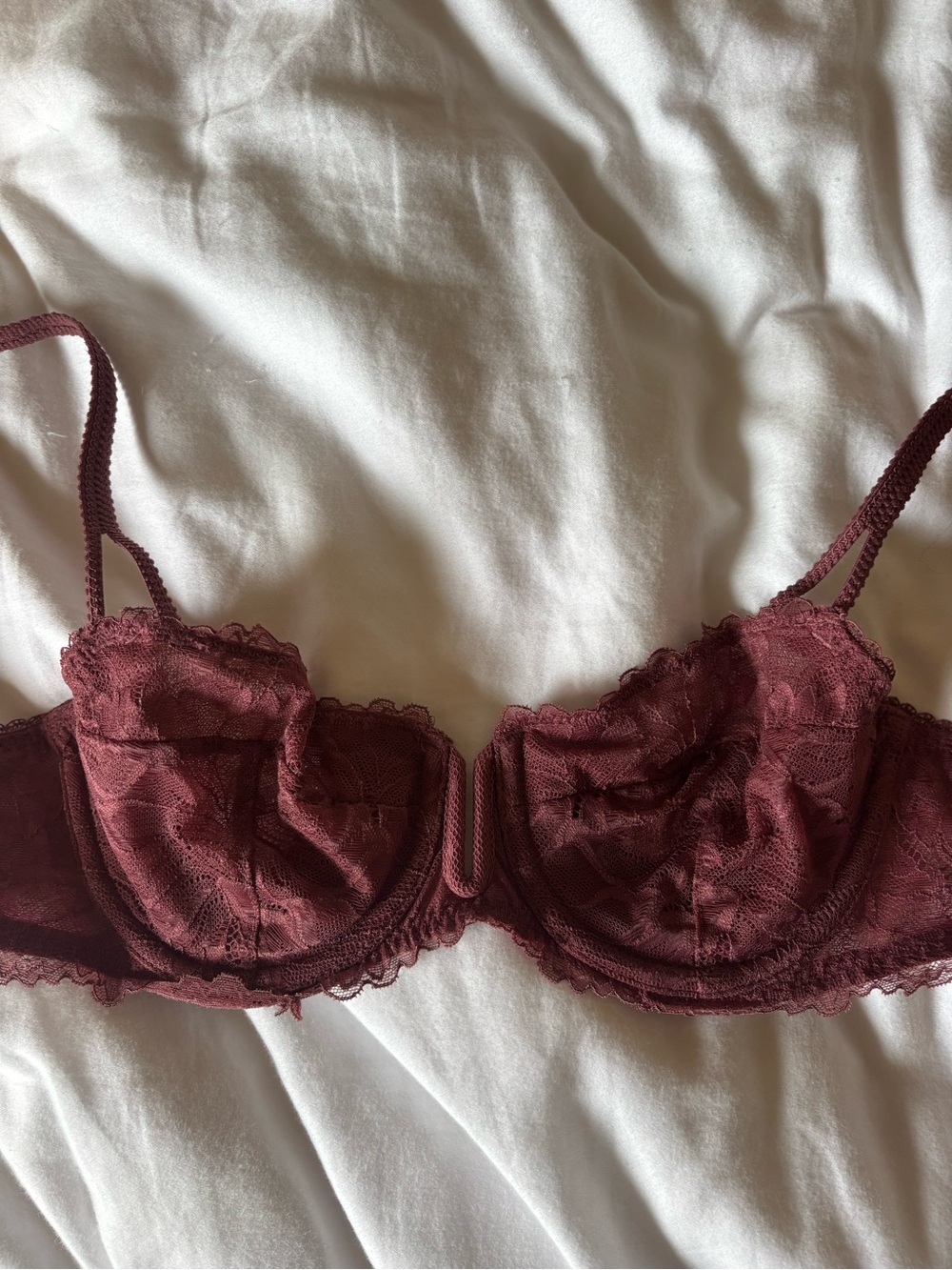 Lace Underwire Balconette Bra